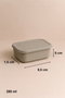 Hermia Juego de 12 Cajas de Almacenamiento BU0067 Gris